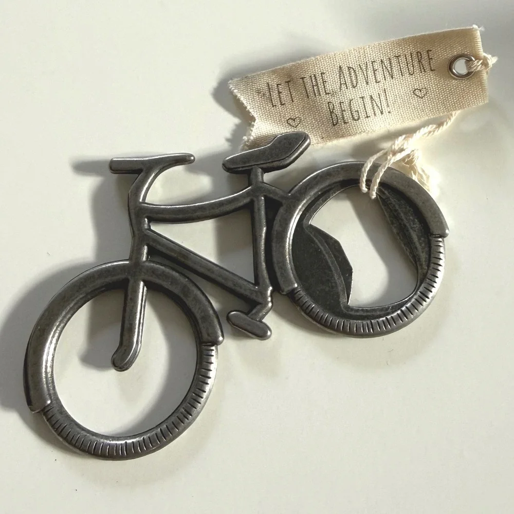Kate Aspen Bicycle‎ Bottle Opener Metal Vintage Bike Shaped Gift Favor BNWT